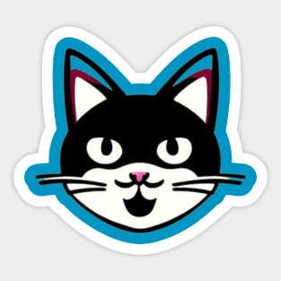 funny cat Sticker